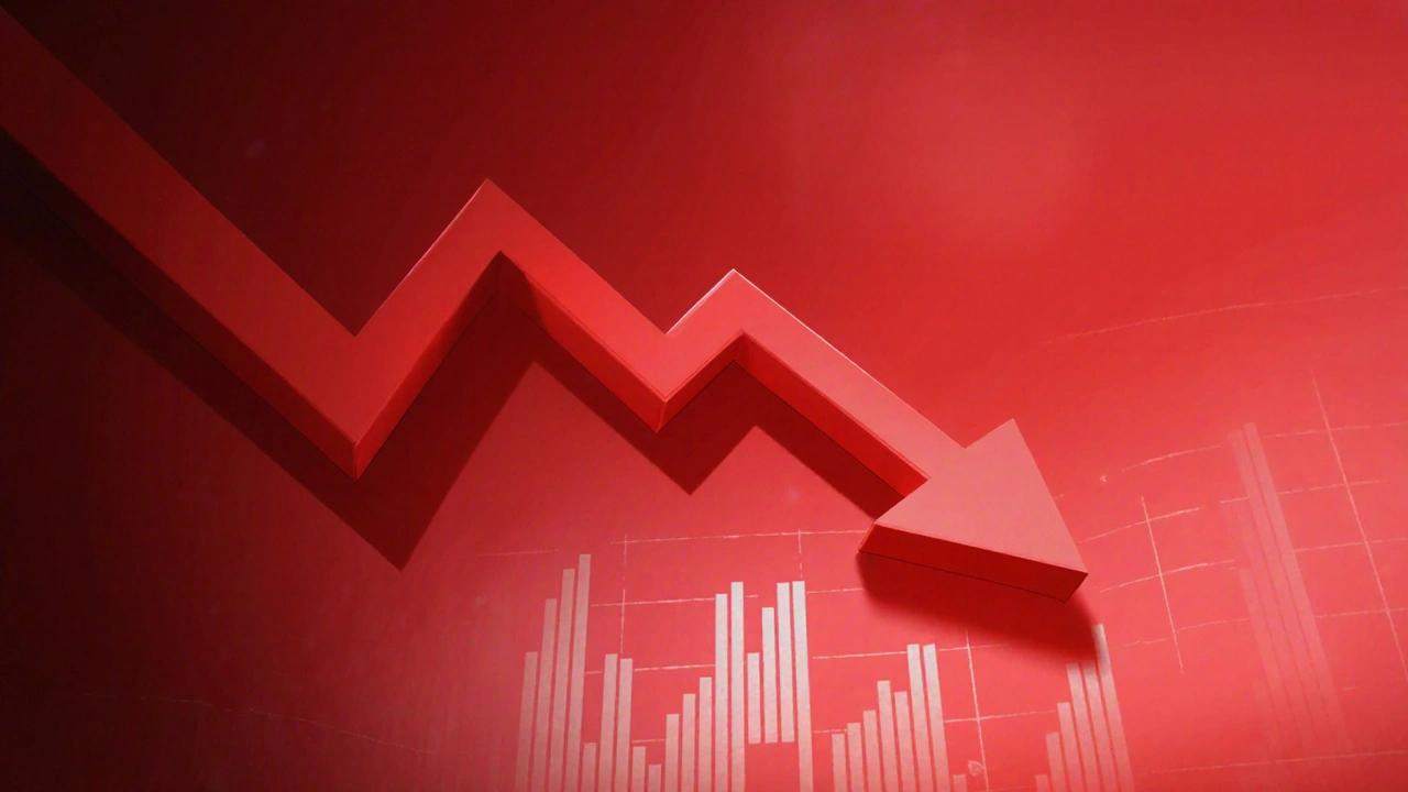 Sensex गिरावट ने हिला दिया बाजार: 5 दिन में 1800 पॉइंट, Nifty 25000 से नीचे
